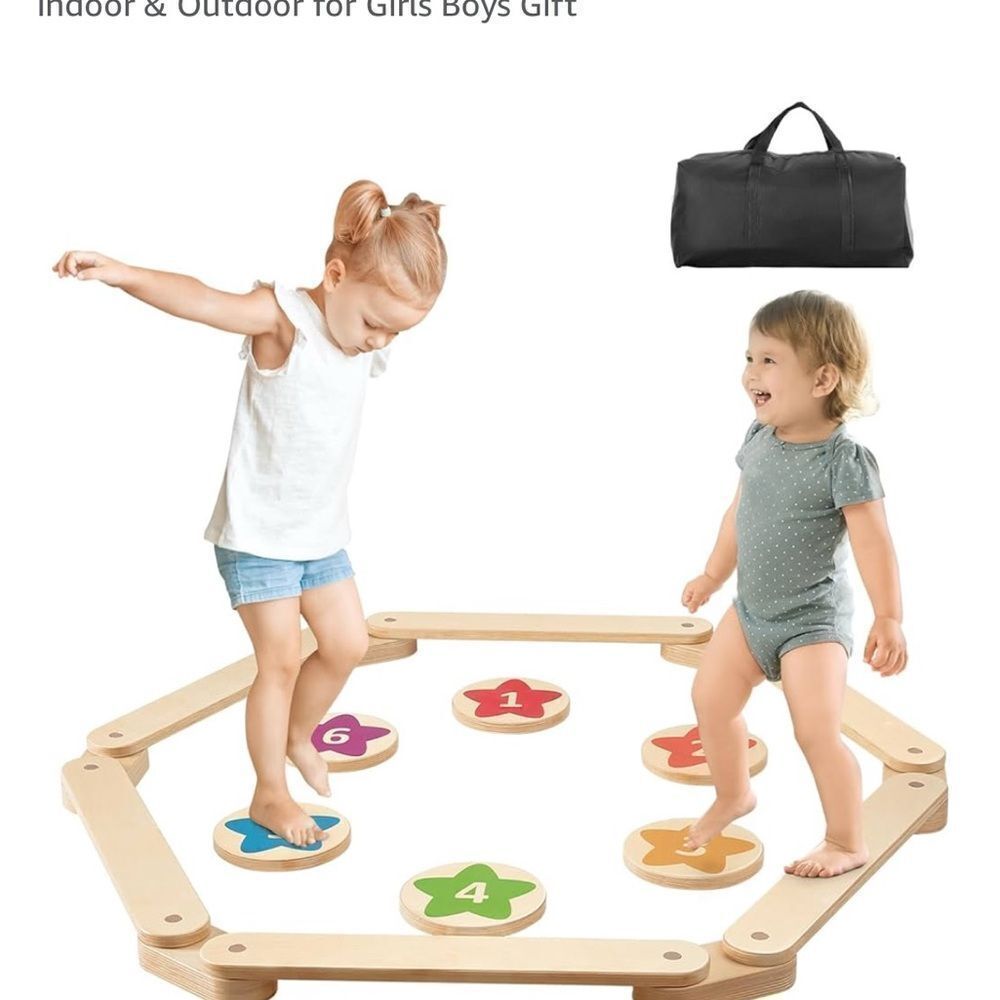 Wooden Yoga Blocks in Canvas Bag